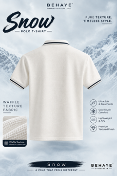 Snow - The white Polo waffle Tshirts