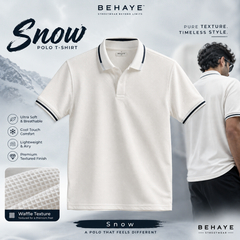 Snow - The white Polo waffle Tshirts