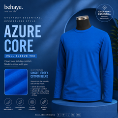 Azure Core Tee - Full Sleeve Textured T-shirts